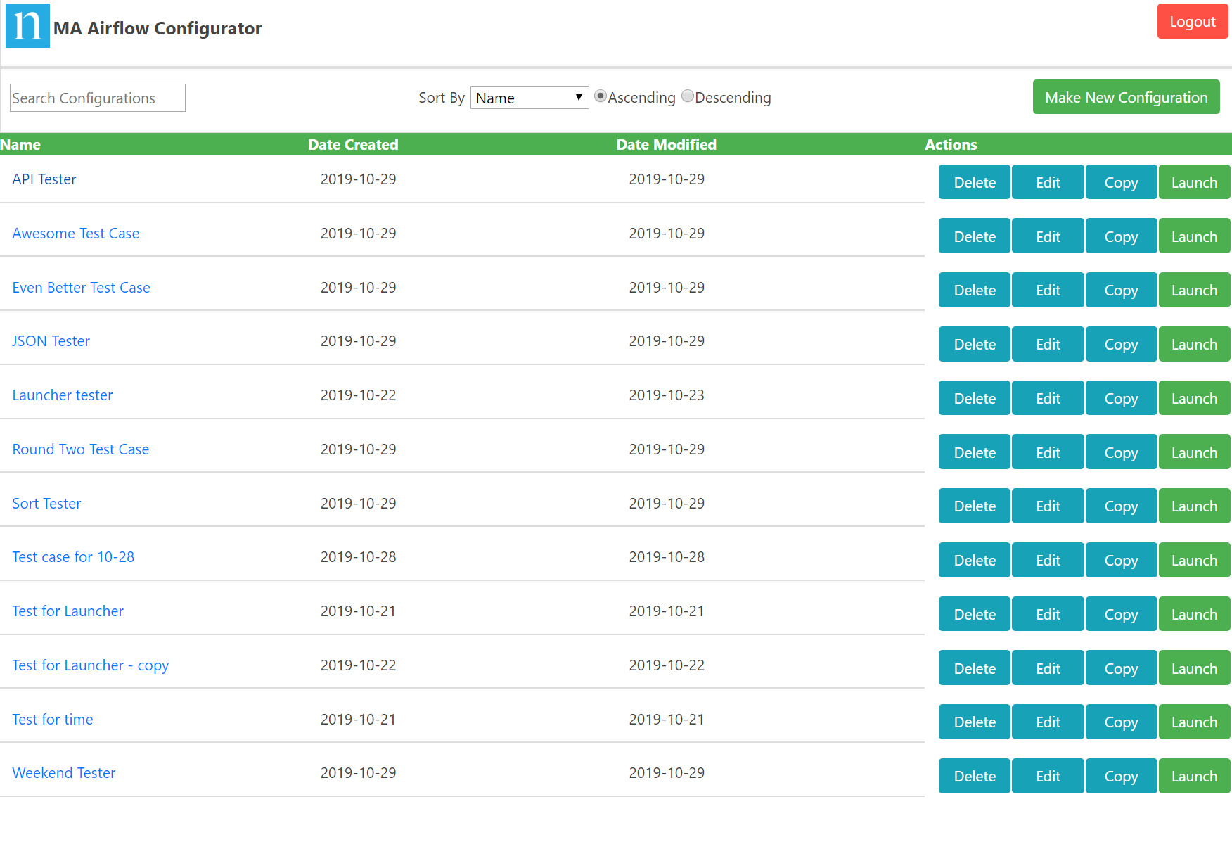 MA Airflow Configurator