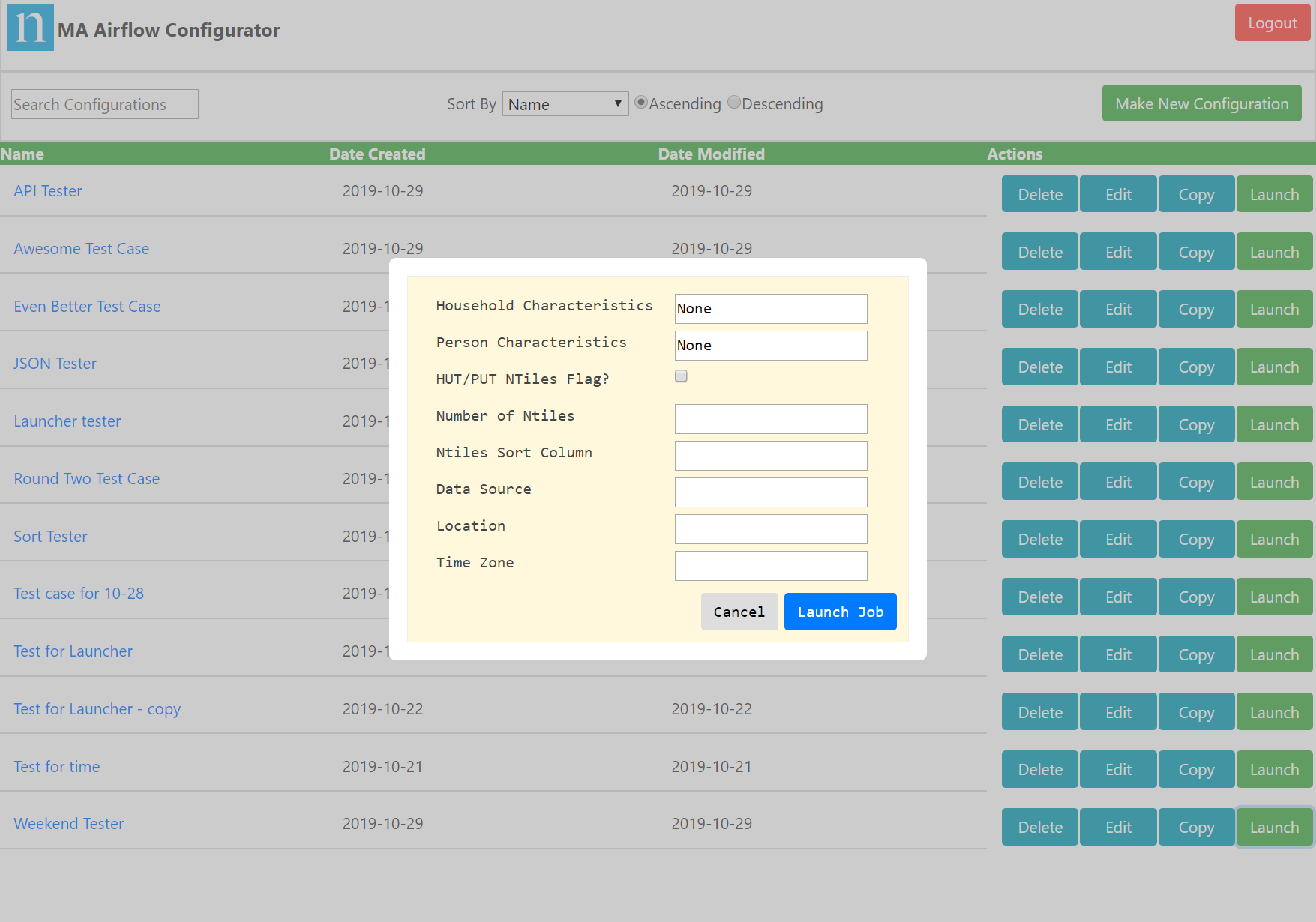 MA Airflow Configurator